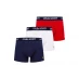 Мужские трусы Lyle and Scott Barclay 3 Pack Boxer Shorts Red/Wht/Nvy005