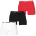 Мужские трусы Bjorn Borg Bjorn 3 Pack Solid Boxer Shorts Blk/Wht/Red