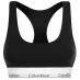 Calvin Klein Modern Cotton Logo Bralette BLACK