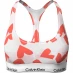 Calvin Klein Modern Cotton Logo Bralette Red Hearts
