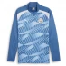 Puma Manchester City Pre Match Sweat T-shirt 2023 2024 Adults Blue/White