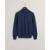 Мужской свитер Gant Casual Cotton Half-Zip Marine 487