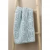 Homelife Abstract Arches Bath Towel Sage