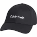 Мужская кепка Calvin Klein Double Line Embroidered Cap Black BAX