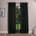 Homelife Basketweave Lined Pair of Curtains Natural
