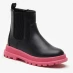Be You Chunky Sole Chelsea Boots Black/Pink