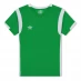Детская футболка Umbro Spartan Short Sleeve Shirt Juniors Emerald / White