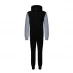 Чоловічий спортивний костюм Donnay Fleece Zip Tracksuit Sn99 Black