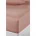 Homelife Non Iron Plain Dyed Deep Fitted Sheet Blush Pink