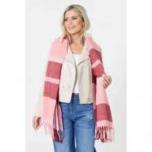 Женский шарф Be You You Check Berry Blanket Scarf