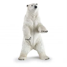 PAPO Wild Animal Kingdom Standing Polar Bear Toy Figure