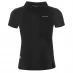 Женская футболка LA Gear Pique Polo Shirt Ladies Black