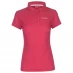 Женская футболка LA Gear Pique Polo Shirt Ladies Bright Pink