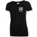 Жіноча футболка Slazenger T Shirt Womens Black