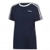 Женская футболка adidas Essentials 3 Stripe T Shirt Ladies Legend Ink