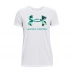 Женская футболка Under Armour UA Sportstyle Graphic Short Sleeve White/Neptune