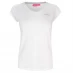 Жіноча футболка LA Gear V Neck T Shirt Ladies White