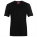 Мужская футболка с коротким рукавом Slazenger V Neck T Shirt Mens Black