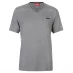 Мужская футболка с коротким рукавом Slazenger V Neck T Shirt Mens Grey Marl