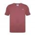 Мужская футболка с коротким рукавом Slazenger V Neck T Shirt Mens Rose