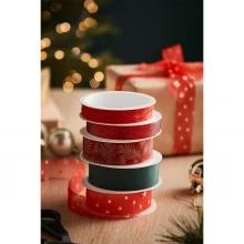 Studio Green and Red Christmas Ribbons Spool