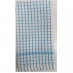 Daily Dining Dining 2 Pack of Checked Tea Towel Blue