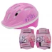 Cosmic Bike Helmet and Pad Set Childrens Pink