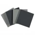Ashwood Pack of 4 Faux Leather Reversible Coasters Grey/Slate