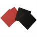 Ashwood Pack of 4 Faux Leather Reversible Coasters Red/Black