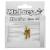 Mr Lacy Flatties Metal White/Gold