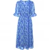 Vero Moda VM Holly Vneck Dress Ld99 Dazzling Blue