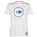 Мужская футболка с коротким рукавом Hot Tuna Crew T Shirt Mens White Crcl Logo