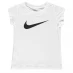 Детская футболка Nike Swoosh T Shirt Infant Girls White