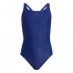 Купальник для девочки adidas Three Stripe Swimsuit Junior  Girls Vic Blue/Cyan