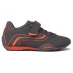 Lonsdale Camden Childrens Trainers Charcoal/Orange