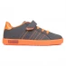 Lonsdale Oval Childrens Trainers Grey/Orange