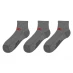 Женские носки Levis Levis 3 Pack quarter Crew Socks Grey