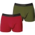 Мужские трусы Firetrap 2 Pack Boxer Shorts Red/Green
