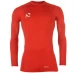 Мужская футболка с длинным рукавом Sondico Base Core Long Sleeve Base Layer Mens Red