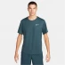 Мужская футболка с коротким рукавом Nike DriFit Miler Running Top Mens Deep Jungle