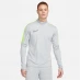 Мужской свитер Nike Dri-FIT Academy Men's Soccer Drill Top Silver/Volt