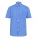 Мужская рубашка Pierre Cardin Cardin Short Sleeve Shirt Mens Blue Check