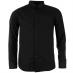 Мужская рубашка Pierre Cardin Long Sleeve Shirt Mens Black