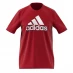Мужская футболка с коротким рукавом adidas Graphic Logo T-Shirt Mens Red Exposure