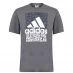 Мужская футболка с коротким рукавом adidas Graphic Logo T-Shirt Mens Grey Whirl