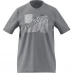Мужская футболка с коротким рукавом adidas Graphic Logo T-Shirt Mens Grey Retro
