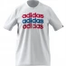 Мужская футболка с коротким рукавом adidas Graphic Logo T-Shirt Mens White Repeat