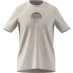 Мужская футболка с коротким рукавом adidas Graphic Logo T-Shirt Mens White Globe