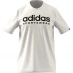 Мужская футболка с коротким рукавом adidas Graphic Logo T-Shirt Mens White SPW