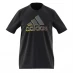 Мужская футболка с коротким рукавом adidas Graphic Logo T-Shirt Mens Black Exposure